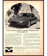 1969 Magazine Car Print Ad - AMANTE GT A7 - $103.73 MXN