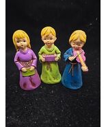 Vtg Christmas Angels Paper Mache Composition Choir Violin Accordian Made... - $730.09 MXN
