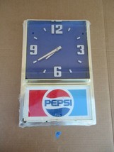 Vintage Pepsi Hanging Wall Clock Sign Advertisement  A2 - £140.95 GBP