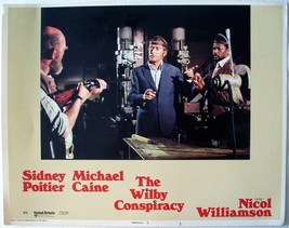 THE WILBY CONSPIRACY ~ Sidney Poitier, Michael Caine, Card 5, 1975 ~ LOB... - £12.41 GBP
