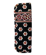 Vera Bradley Pirouette Curling Iron Holder Black Floral Quilted Used Ret... - $187.57 MXN