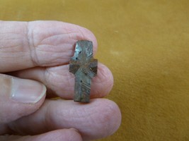 (CR596-200) 15/16&quot; Fairy Stone CHRISTIAN CROSS oiled Staurolite Crystal ... - $25.23