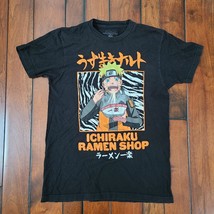 Naruto Shippuden Ichiraku Ramen Shop Black Anime T-Shirt Adult Medium M - £7.74 GBP