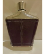 Crown Royal Stainless Steel Flask | 6oz | Leather Wrapped | 2003 - £22.02 GBP