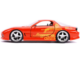 Orange Julius&#39; Mazda RX-7 Orange Metallic w Graphics Fast &amp; Furious Series 1/32 - £16.33 GBP