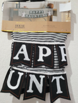House &amp; Garden Halloween Ghost HAPPY HAUNTING Mantle Scarf Home decor 50... - €39,67 EUR