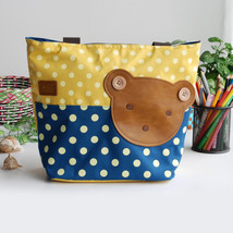 [Bear-Yellow] Tote Bag Middile Size(13.3*5.1*10.6) - £15.17 GBP