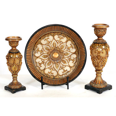 Venetian Cndlhldr/Charger Set - $172.50