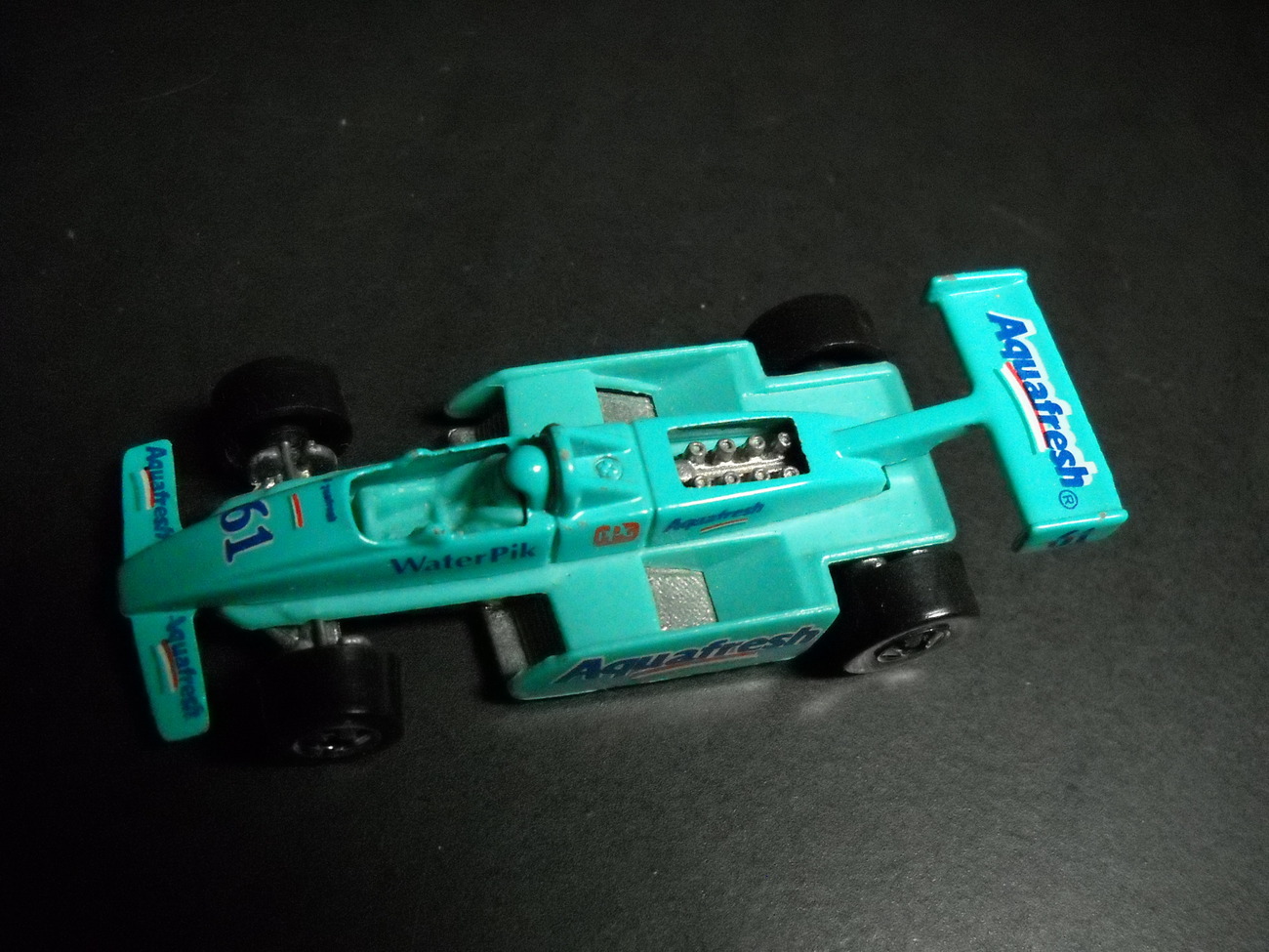 Hot Wheels Mattel 1982 Malaysia Aquafresh Racing Car 61 Mint Green with ...