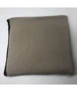 Armand Diradourian 100% Cashmere Travel Blanket Cream/Dark Grey 66 X 68 ... - $441.28 CAD