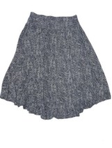 Hilary Radley Womens Polka Dot Skirt Size Medium Color Navy Blue - £30.96 GBP