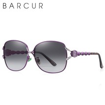 Luxury Retro Polarized Sunglasses Women Fashion Oversized Brand Designer Gradien - £22.69 GBP