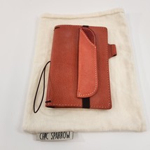 Chic Sparrow Cascade Leather Travelers Notebook Cover w/ Pen Quiver &amp; Du... - $58.04