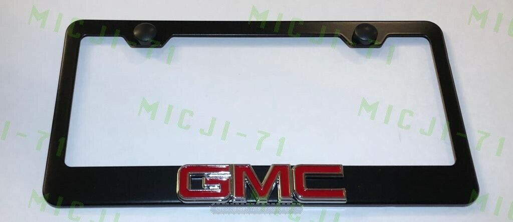 3D GMC Emblem Stainless Steel License Plate Frame Rust Free - $18.50