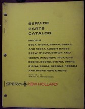 New Holland 890, 892, 1890, 1895, 1900, 2100 Harvesters Attachments Parts Manual - $10.00