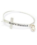 Silver Cross Mom's Blessing Bangle Bracelet - $241.60 MXN Silver Cross Mom's Blessing Bangle Bracelet - $241.60 MXN