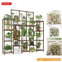Elegant 63" Indoors/Outdoors 14-Tier Plant Stand - Holds 20 Pots, Heavy-... - $94.99