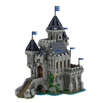 BuildMoc Knight&#39;s Castle Model 3284 Pieces Medieval Castle&quot; Alternate Build - $233.85