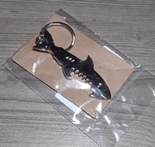 Shiny Silver Chrome Shark Keyring Keychain Bottle Opener - £8.64 GBP