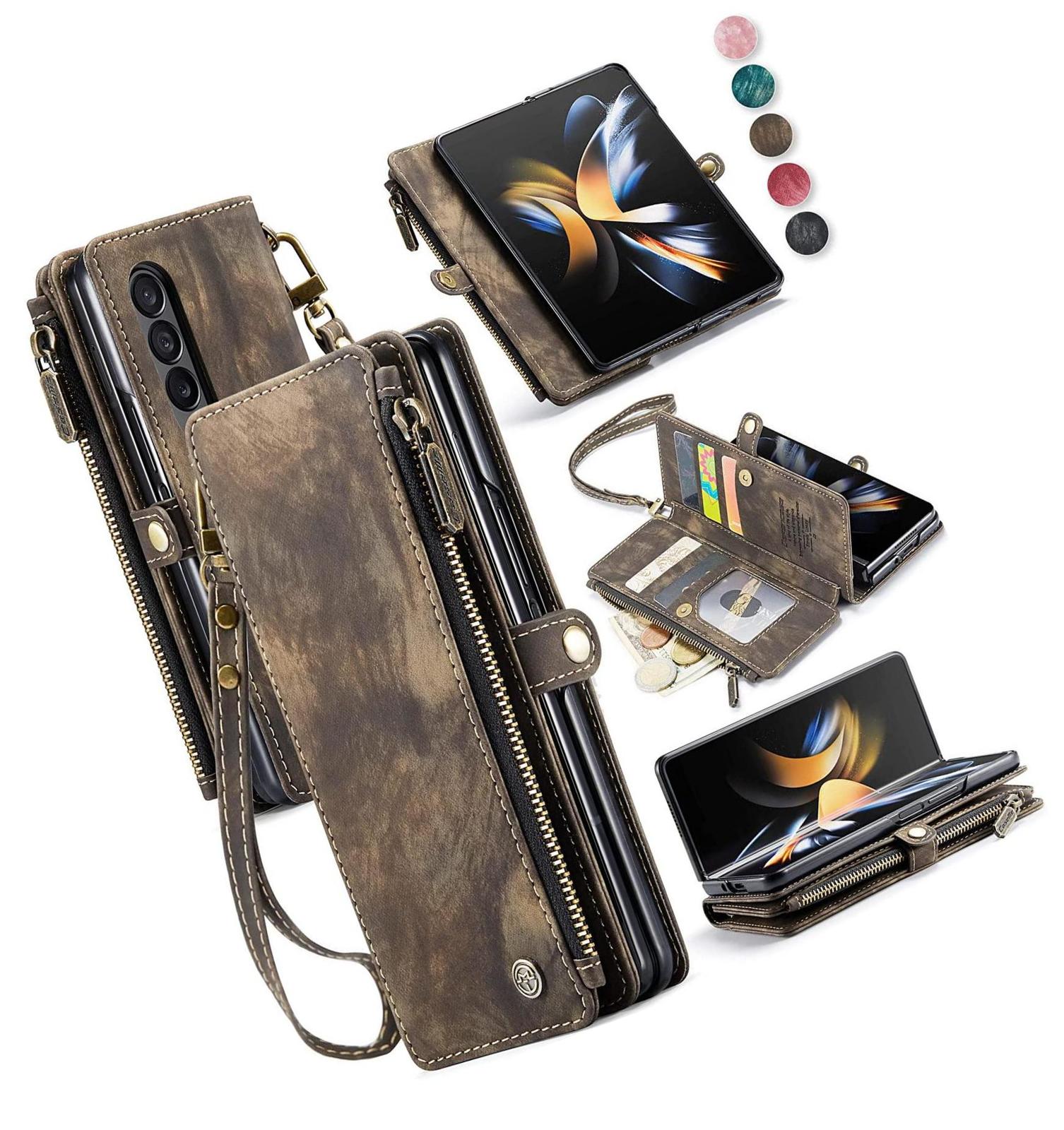 Defencase Galaxy Z fold 4 Case Z fold 4 Case Wallet for PU