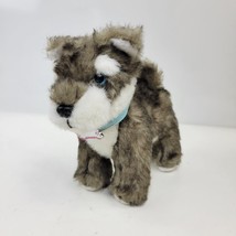 Battat Brown Husky Puppy Dog Plush Our Generation Blue Eyes &amp; Collar 7&quot; - £7.85 GBP