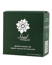 Sliquid Soul Cube Lubricant Organic Coconut Oil Moisturizer 2 Oz/Pack Of 12 - £11.28 GBP