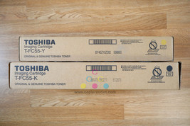 Genuine Toshiba T-FC55 YK Toner Cartridges eSTUDIO 5520C/6530C Same Day ... - £139.83 GBP
