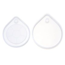 2PCS Resin Crafts Water Drop Casting Crystal Epoxy Resin Mold Silicone M... - £9.86 GBP