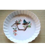 Louis Lourioux Le Faune Porcelain Quiche Dish Birds - £26.13 GBP