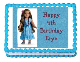 American Girl Kanani edible cake image cake topper party decoration - £7.84 GBP