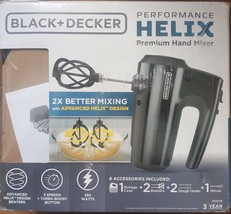 BLACK+DECKER MX610B Helix Performance Premium 5-Speed Hand Mixer , Black - £7.76 GBP