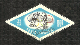 Romania - 1964 Tokyo Olympics - Men&#39;s Volleyball - Og - Cto - £0.98 GBP