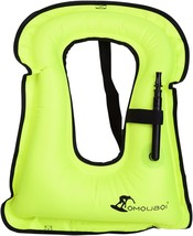 For Adults Only, Omouboi Inflatable Snorkel Vest Kayak Swim Vest, 220 Lbs). - $39.08