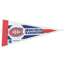 Vintage 1991 Montreal Canadians NHL Felt Mini Pennant 4 x 9 NHL Mini Flag  - £6.88 GBP