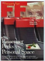 OAG Frequent Flyer Magazine August 1997 Passenger Perks vs Personal Space - $14.85