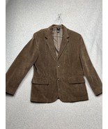 Claiborne Corduroy Sport Blazer Mens 40S Simple Holiday 70s Casual Office - $78.88