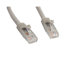 Startech.Com N6PATCH50GR 50FT CAT6 Ethernet Cable Gray 100W Poe - £46.62 GBP