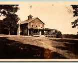 RPPC Country Club House Swan Lake Portage Wisconsin WI 1919 DB Postcard J10 - $60.40