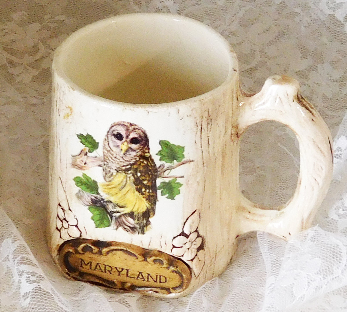 Treasure Craft Mug - Standard Size - Maryland Owl - Made in the USA! - $17.65