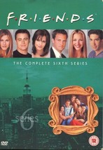Friends: Series 6 DVD (2000) Jennifer Aniston, Bright (DIR) Cert PG 3 Discs Pre- - £14.85 GBP