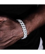 Men&#39;s Diamond Shaped Micro Zirconia Bracelet - $54.45 CAD