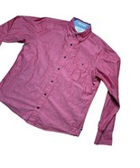 Nautica Button Down Shirt Men&#39;s Medium Slim Fit Long Sleeve Striped Sea ... - $433.14 MXN