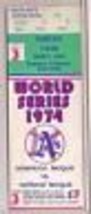 1974 World Series Ticket Game 3 A&#39;s Dodgers - £86.90 GBP