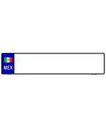 Mexico Blank Novelty Metal European License Plate EP-052 - £17.54 GBP