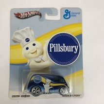 2013 General Mills Matel Hot Wheels Pillsbury Doughboy Quick D-Livery Va... - £15.97 GBP