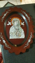 Virgin Mary And Baby Jesus Wall Hanging. Plastic - $9.79