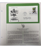 American Wildlife Mail Cover FDC &amp; Info Sheet Dutchman&#39;s Breeches 1987 - £7.73 GBP