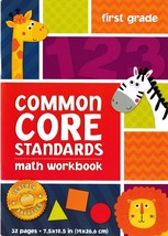 Common Core Standards: MATH WORKBOOK, First Grade.  TEACHER APPROVED,  NEW - £3.02 GBP