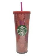 Starbucks Valentine&#39;s Red Glitter Heart Tumbler  - £31.00 GBP