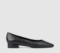 Aquatalia Penina Ballet Flats Black Pointy Toe Slip Ons Comfort Flat Siz... - £77.84 GBP